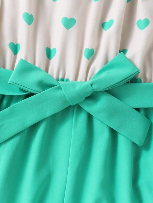 Monos con estampado de corazones