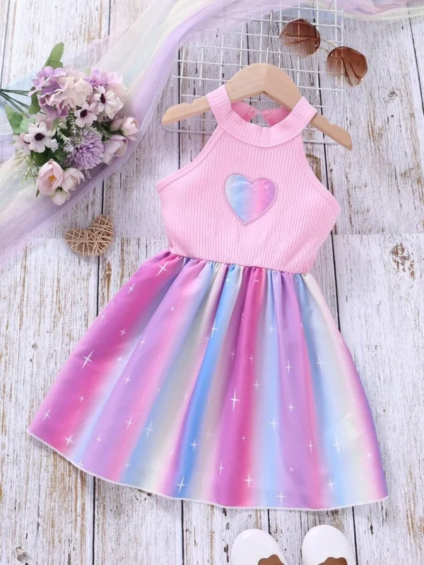 Vestido Con Diseño Degradado