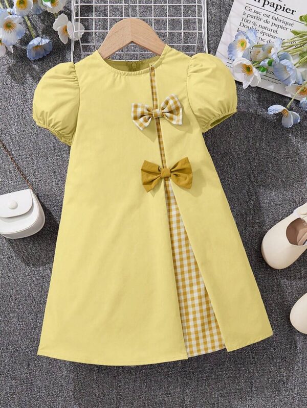 Vestido holgado para niña