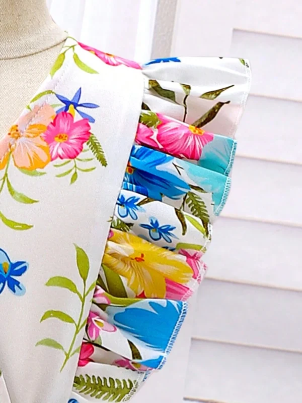 Mono con Patrón Floral