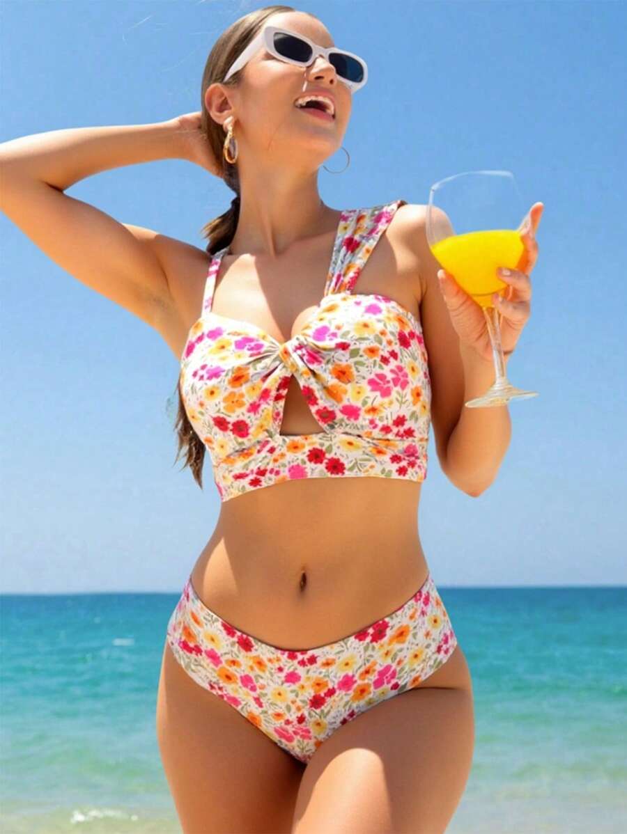 Bikini asimétrico con estampado - Imagen 6