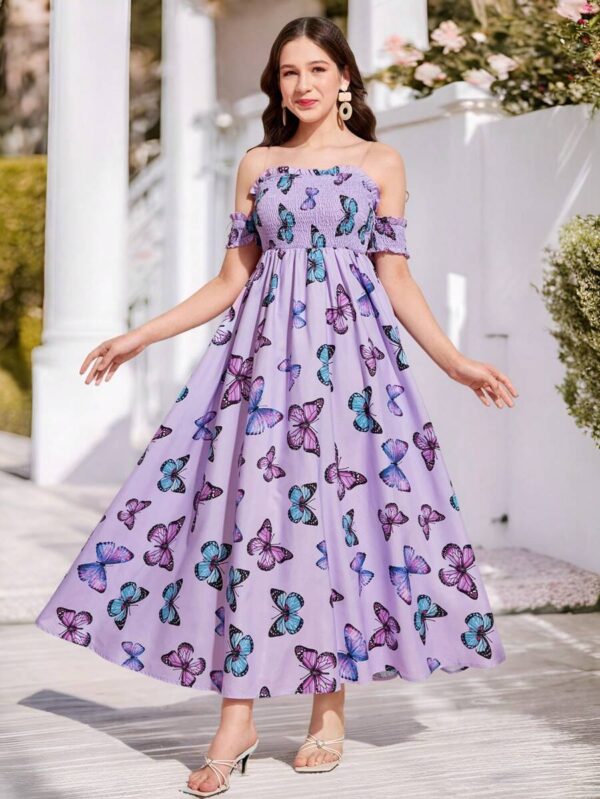 Vestido con hombros descubiertos